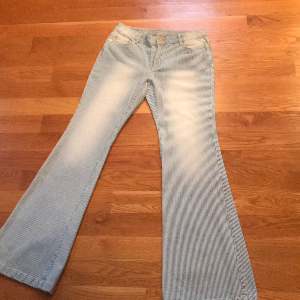 MK Flared pinstripe Jeans